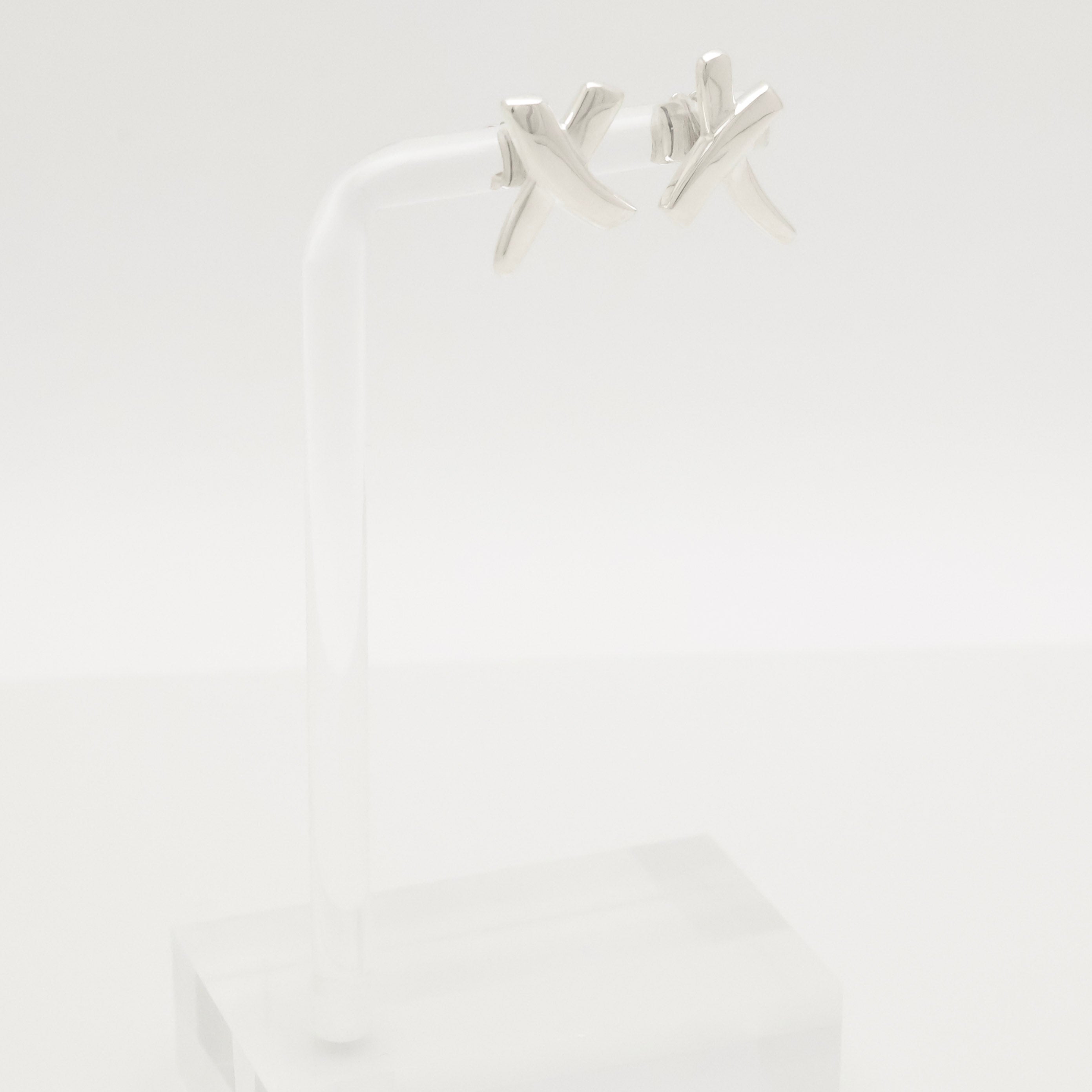 TIFFANY&Co. キス クロス パロマピカソ スタッド ピアス AG925