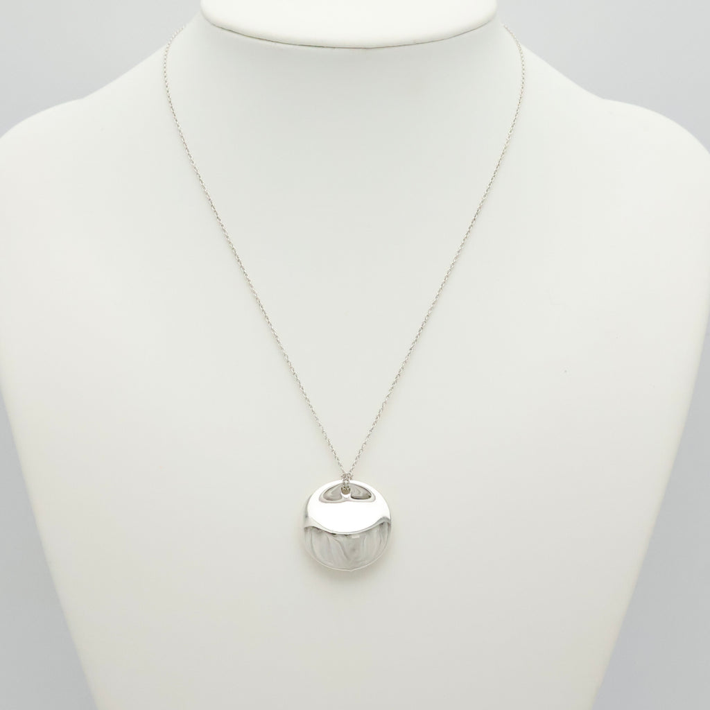 TIFFANY&Co.ラウンド ディスク エルサペレッティ ネックレス AG925