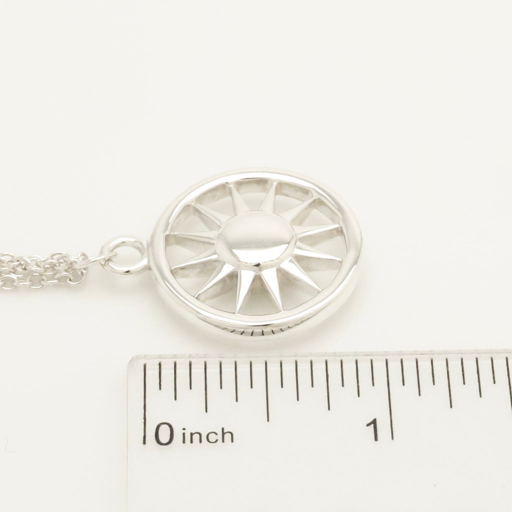 TIFFANY&Co. サン 太陽 ダブル チェーン ネックレス AG925