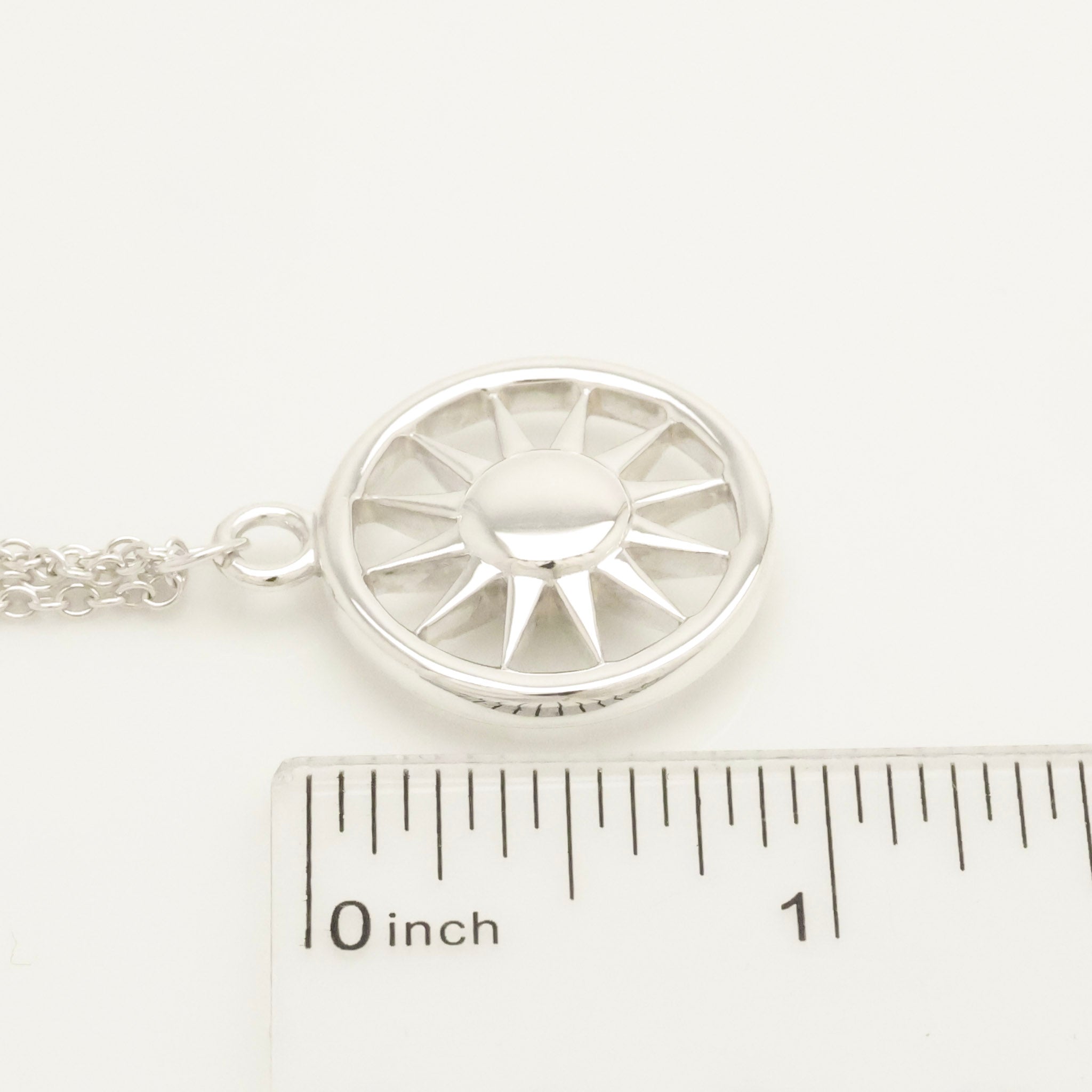 TIFFANY&Co. サン 太陽 ダブル チェーン ネックレス AG925
