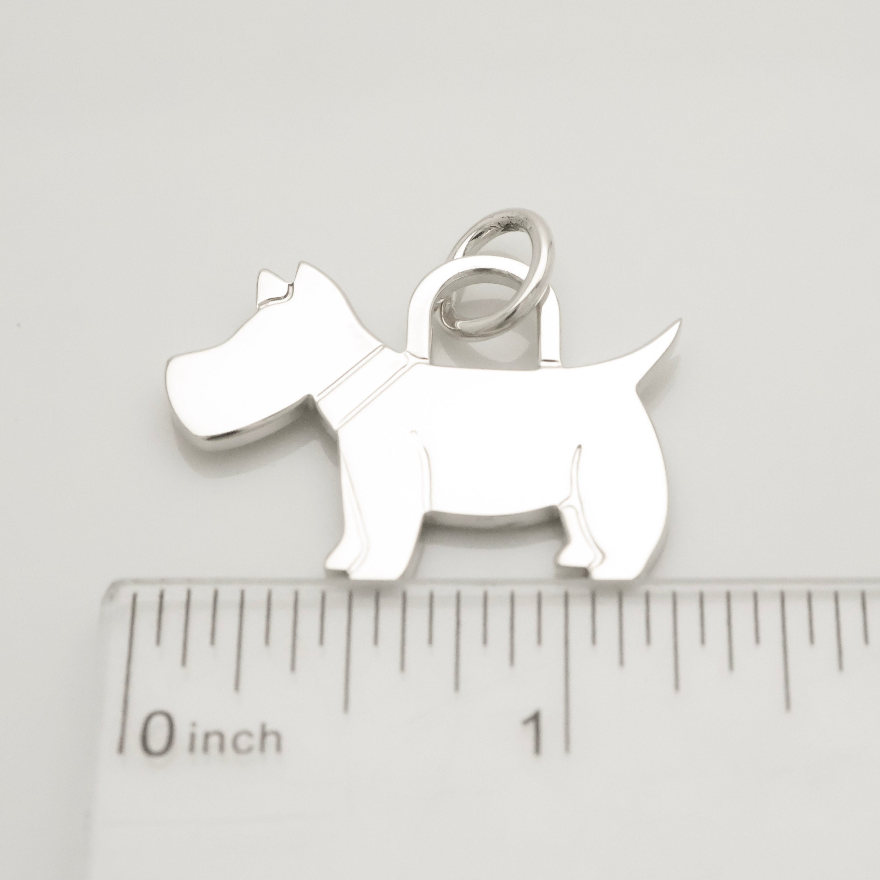 TIFFANY&Co. ドッグ テリア 犬 チャーム AG925