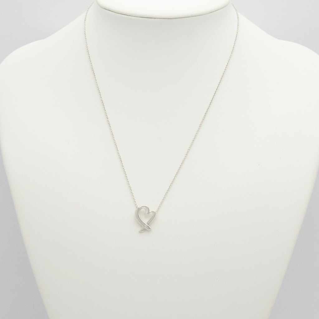 TIFFANY&Co. ラビング ハート 1P ダイヤモンド パロマピカソ ネックレス AG925