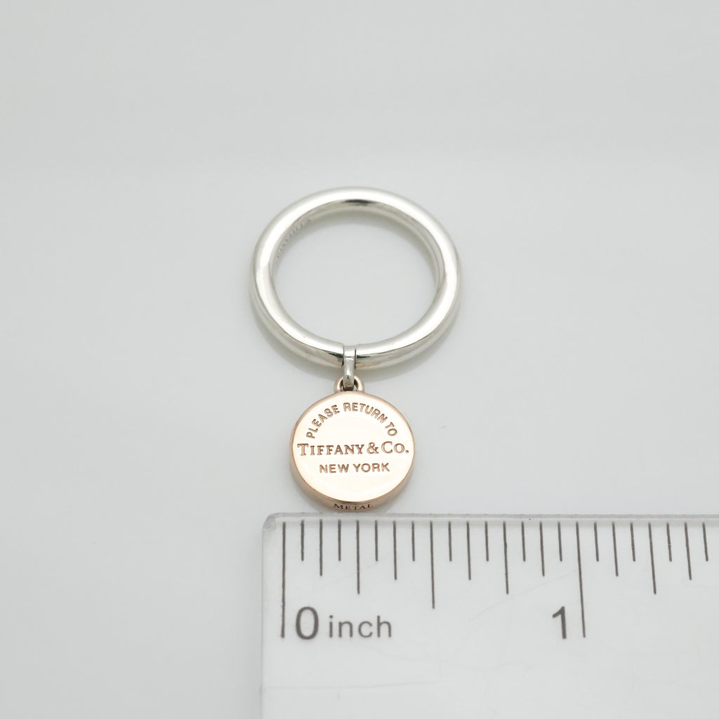 TIFFANY&Co. リターントゥ ティファニー ラウンド タグ ルベドメタル リング 7 号 AG925