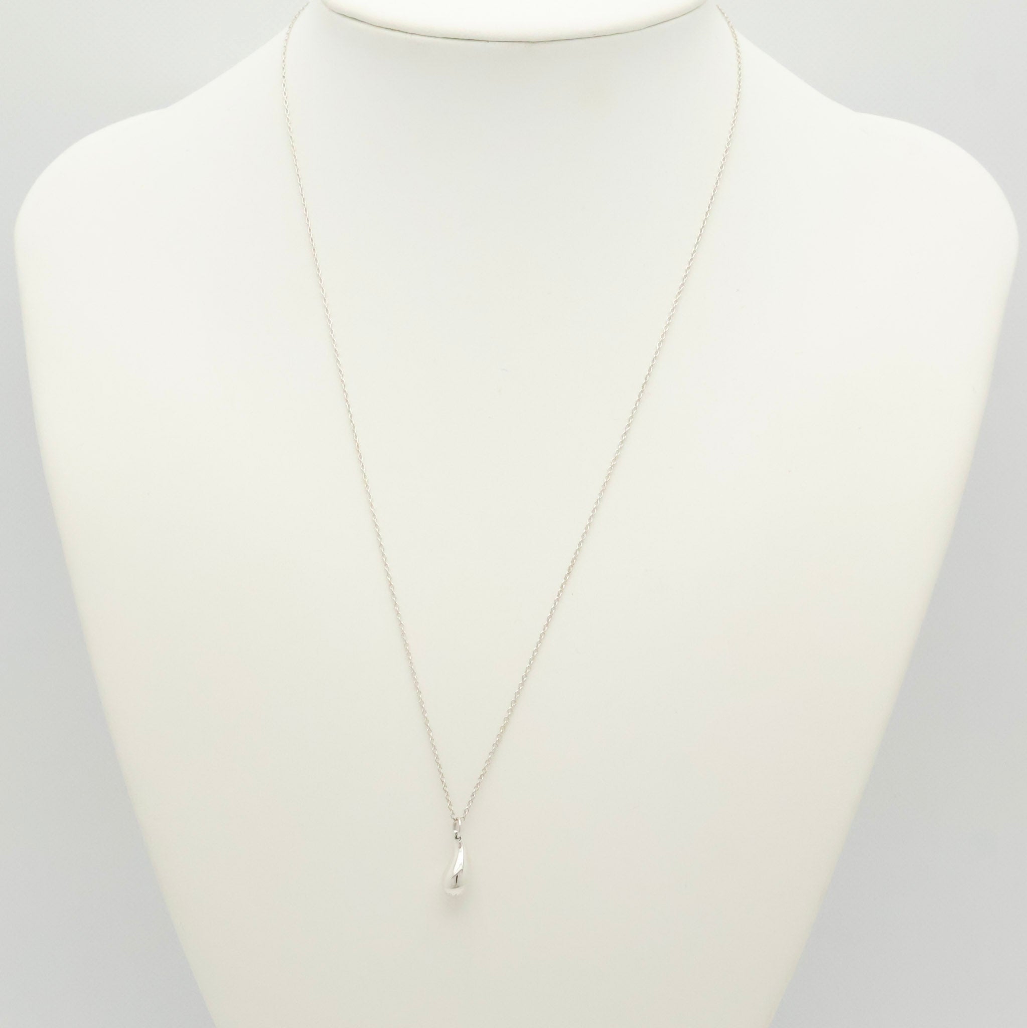 Tiffany & Co. Teardrop Necklace Pendant Sterling Silver 925 