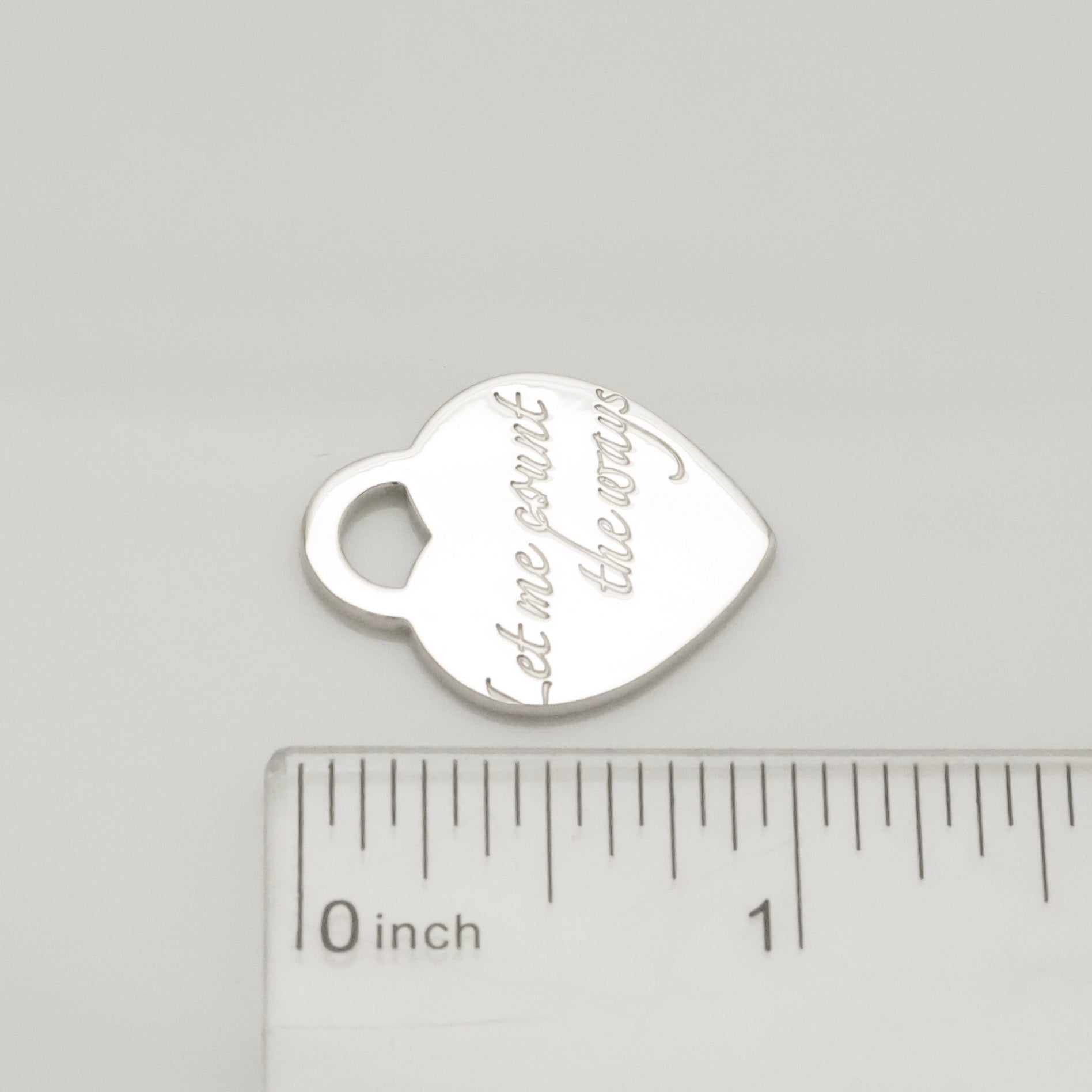 TIFFANY&Co. ノーツ ハートタグ ペンダント チャーム AG925