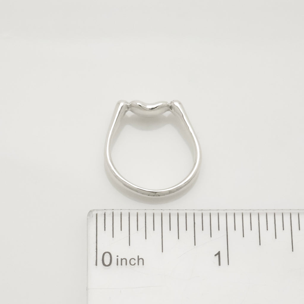 Tiffany & Co. Elsa Peretti Bean Ring Sterling Silver 925 