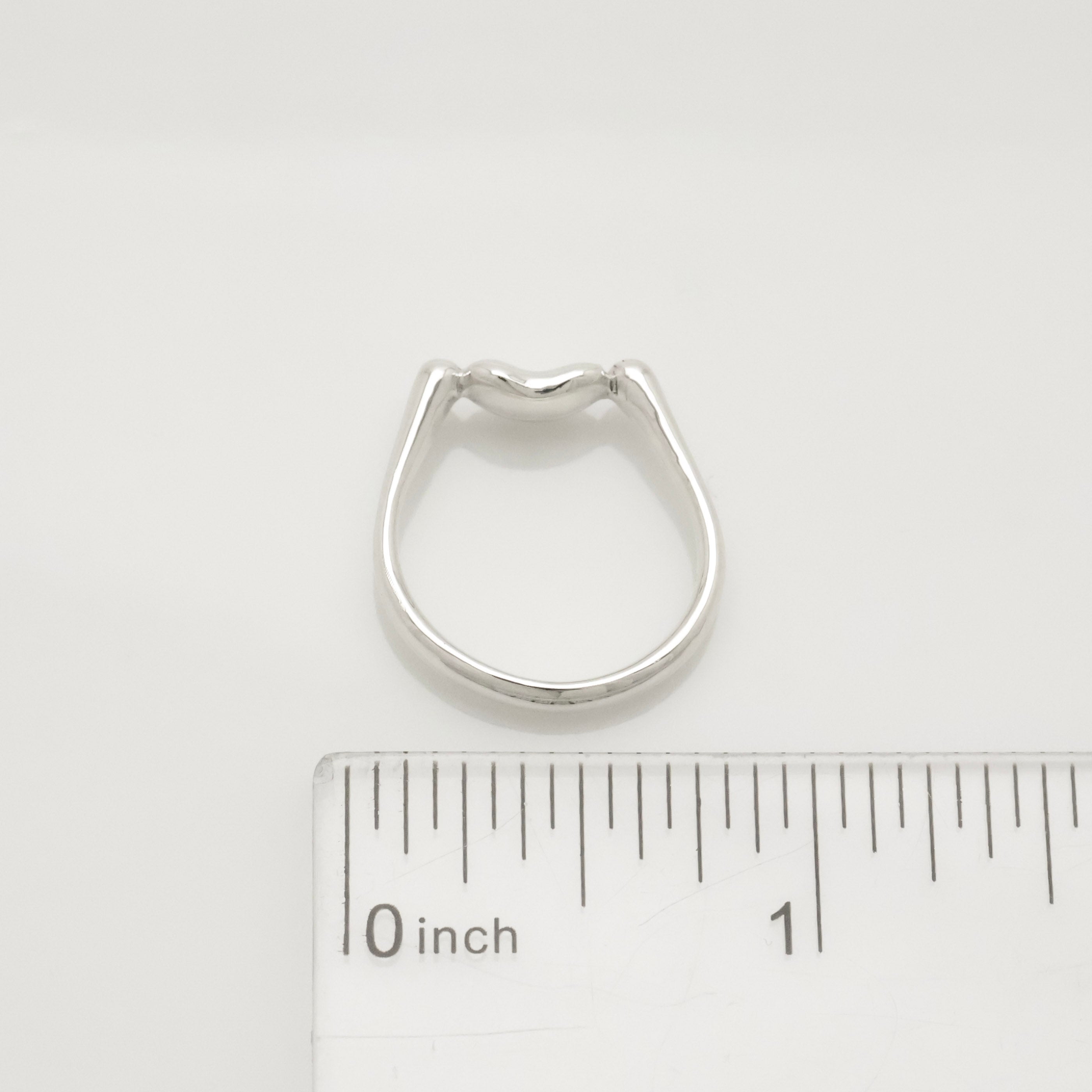 Tiffany & Co. Elsa Peretti Bean Ring Sterling Silver 925 