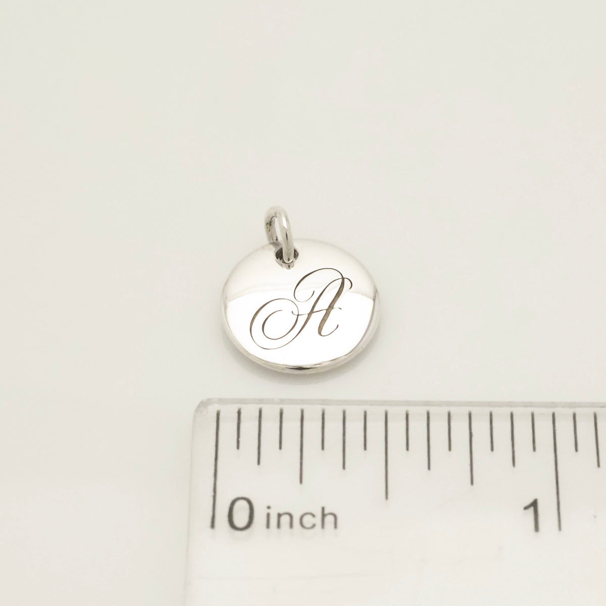 TIFFANY&Co. ノーツ レター アルファベット イニシャル A ディスク チャーム AG925