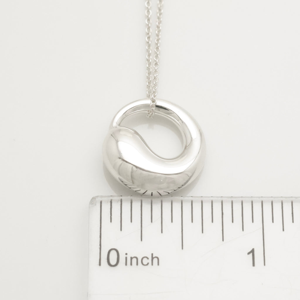 Tiffany & Co. MEDIUM Eternal Circle Necklace Sterling Silver 925 