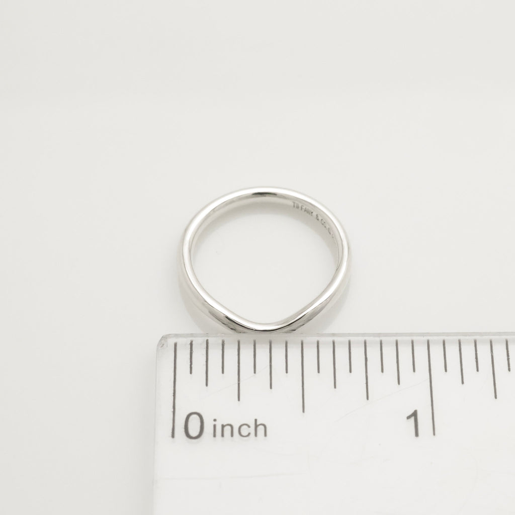 Tiffany & Co. Elsa Peretti Curved Ring Sterling Silver 925 