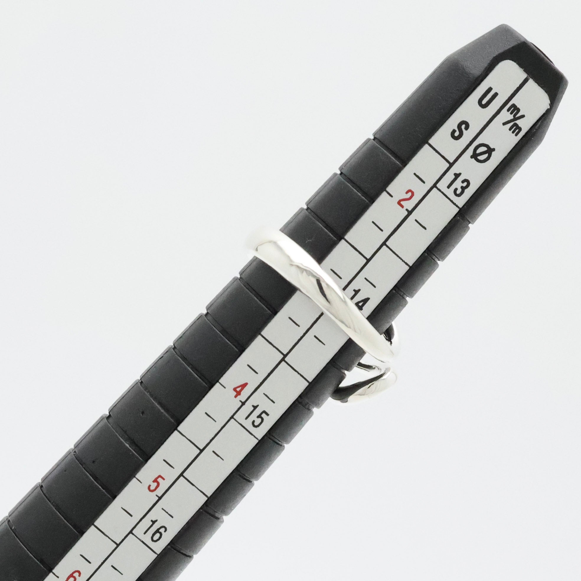 Tiffany & Co. Elsa Peretti Open Wave Ring Sterling Silver 925 