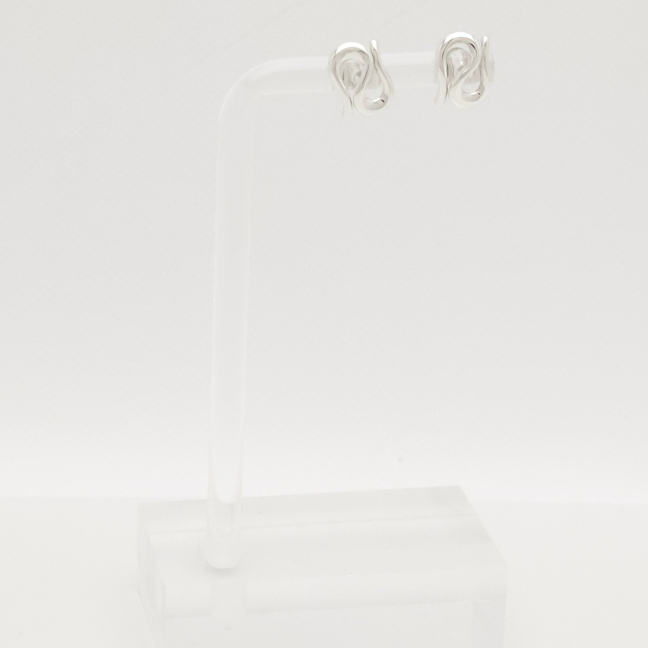 TIFFANY&Co. オープン ウェーブ エルサペレッティ スタッド ピアス AG925