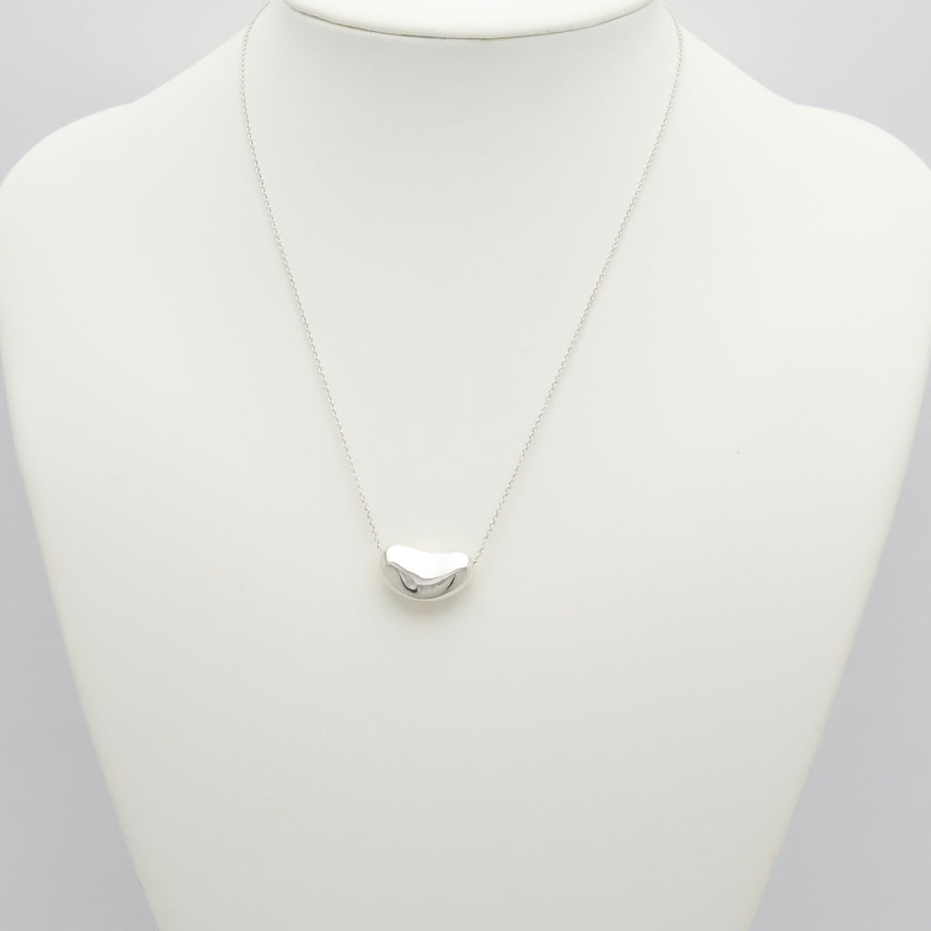  Tiffany & Co. Peretti Large  Bean Necklace  Sterling Silver 925 