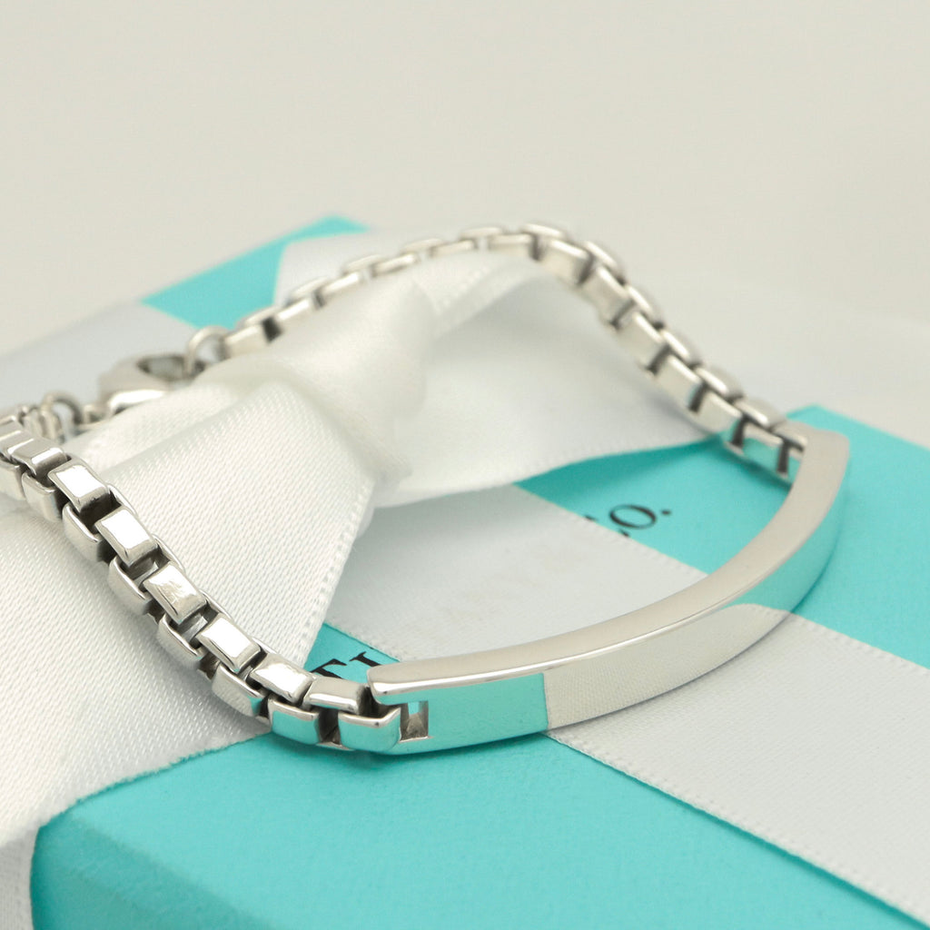 TIFFANY&Co. ベネチアン リンク ID ブレスレット AG925