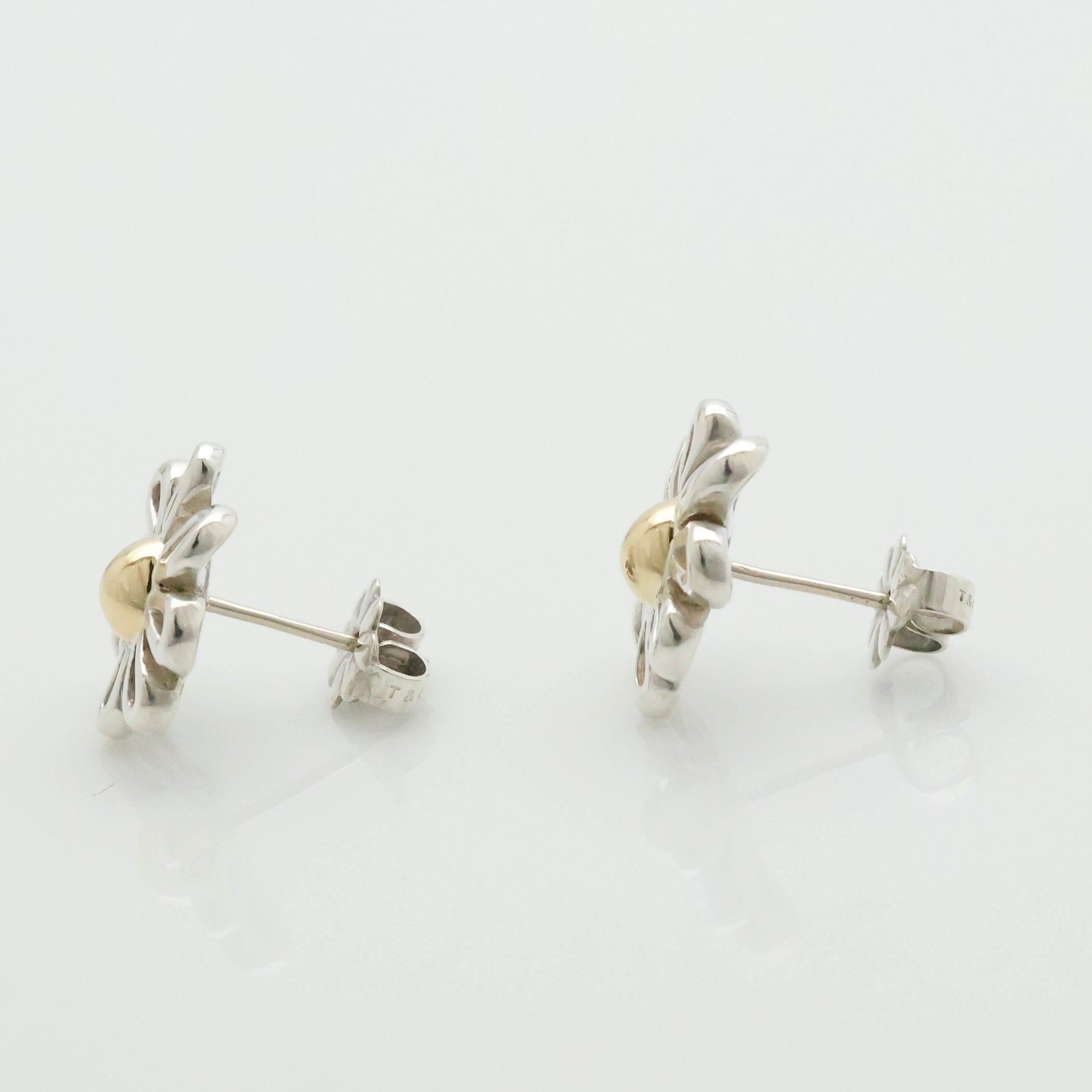 TIFFANY&Co. デイジー フラワー コンビ パロマピカソ スタッド ピアス AG925 AU750