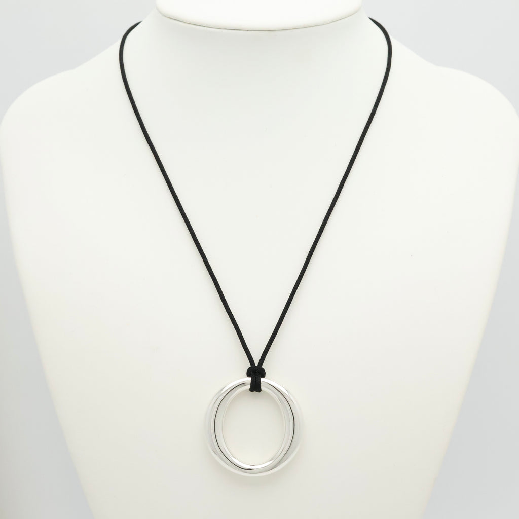 TIFFANY&Co. セビアナ シルク コード エルサペレッティ ネックレス AG925