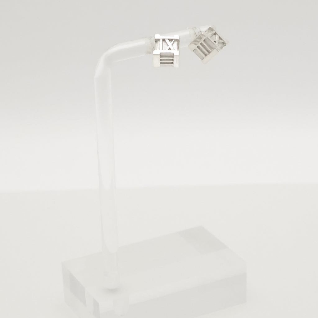 TIFFANY&Co. アトラス キューブ スタッド ピアス AG925