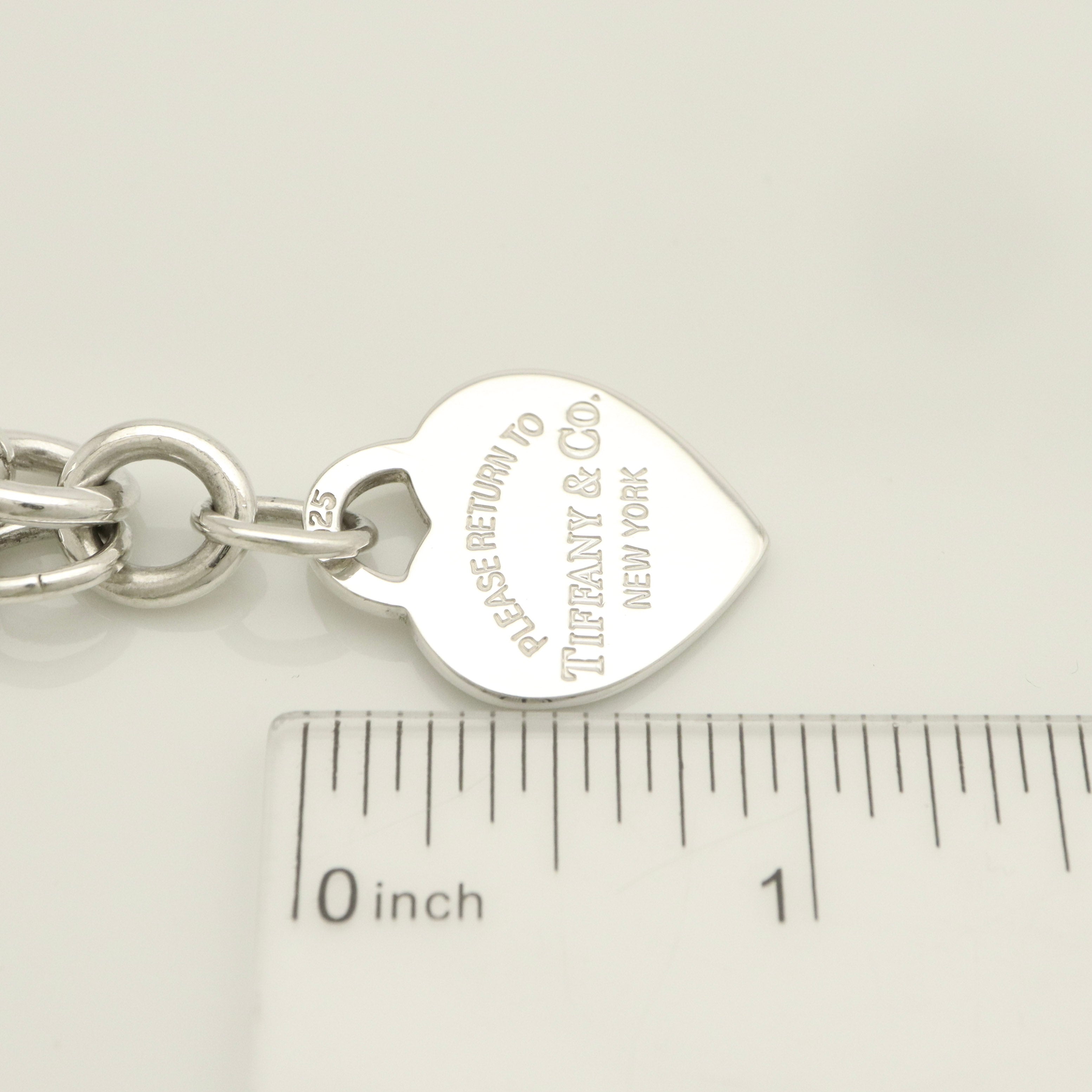 TIFFANY&Co. リターントゥ ティファニー ハート タグ チェーン ブレスレット AG925
