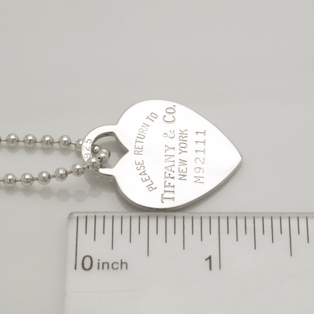 TIFFANY&Co. リターントゥ ティファニー ハート タグ ボール チェーン ネックレス AG925