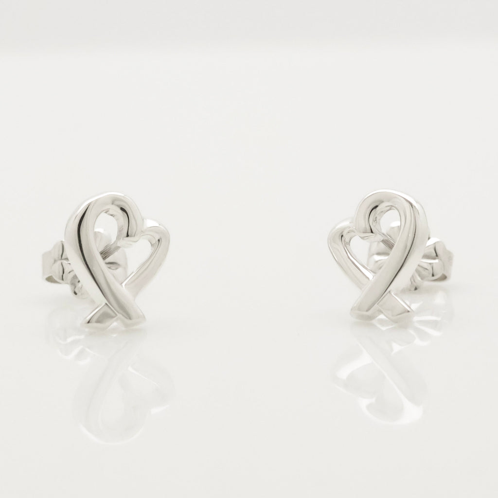 TIFFANY&Co. ラビングハート パロマピカソ スタッド ピアス AG925