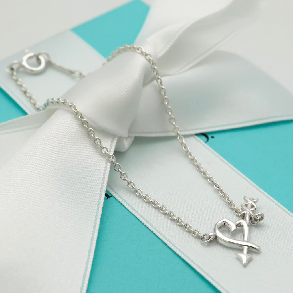 TIFFANY&Co. ラビング ハート アロー パロマピカソ ブレスレット AG925