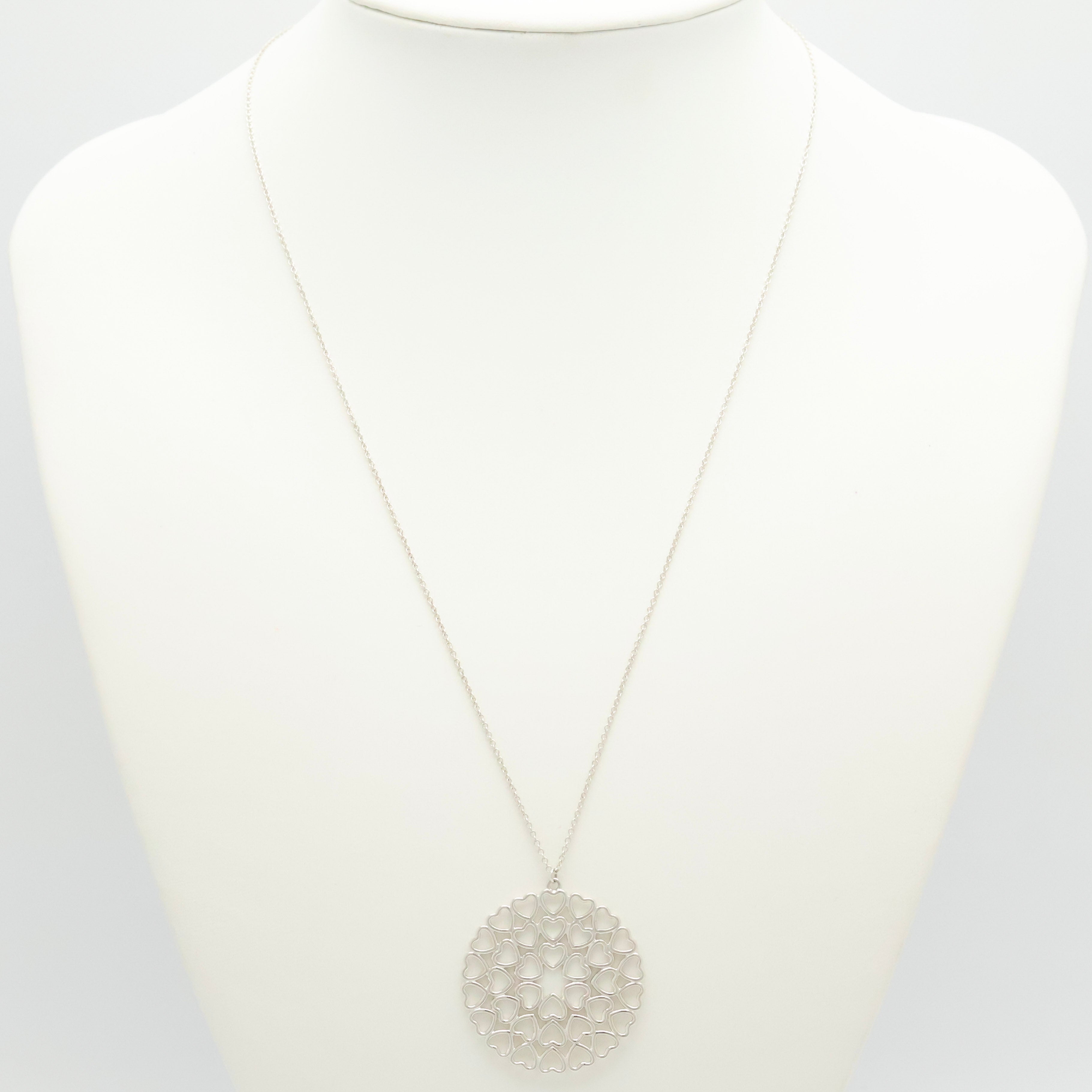 TIFFANY&Co. パロマピカソ クラウン オブ ハート メダリオン ネックレス AG925
