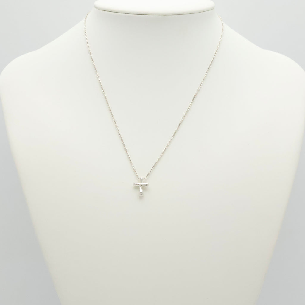 TIFFANY&Co. ミニ クロス エルサペレッティ ネックレス AG925