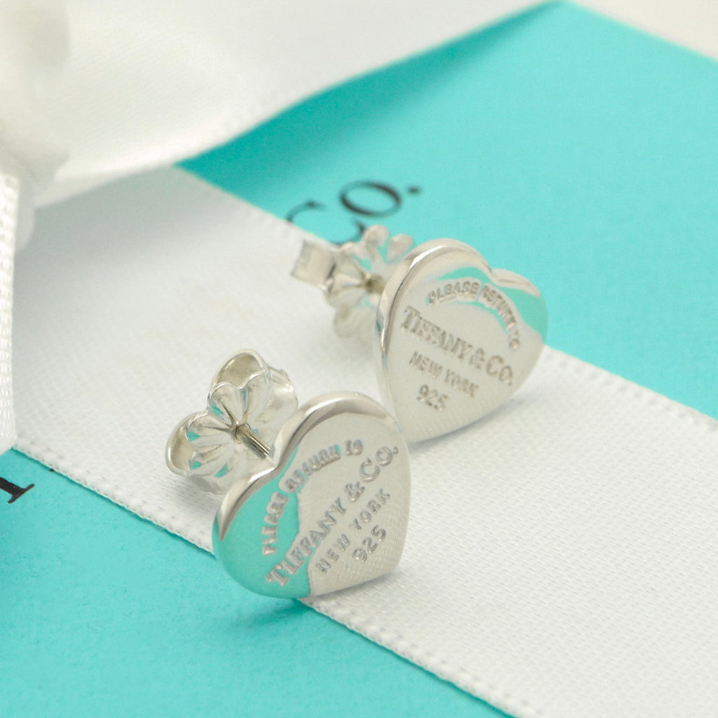 TIFFANY&Co. リターントゥ ティファニー ハート タグ スタッド ピアス AG925