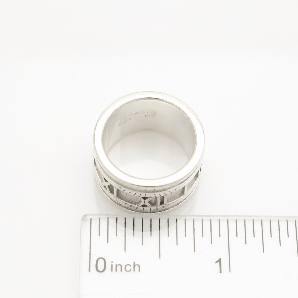 Tiffany & Co. Atlas Wide Ring Size 5.5- 5.75 Sterling Silver 925