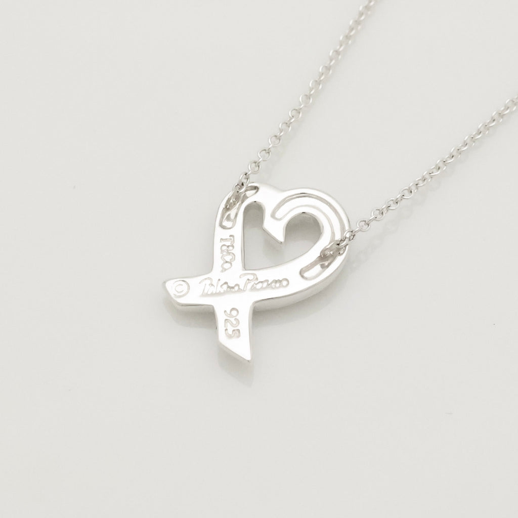 TIFFANY&Co. ラビング ハート ピンク サファイア パロマピカソ ネックレス AG925