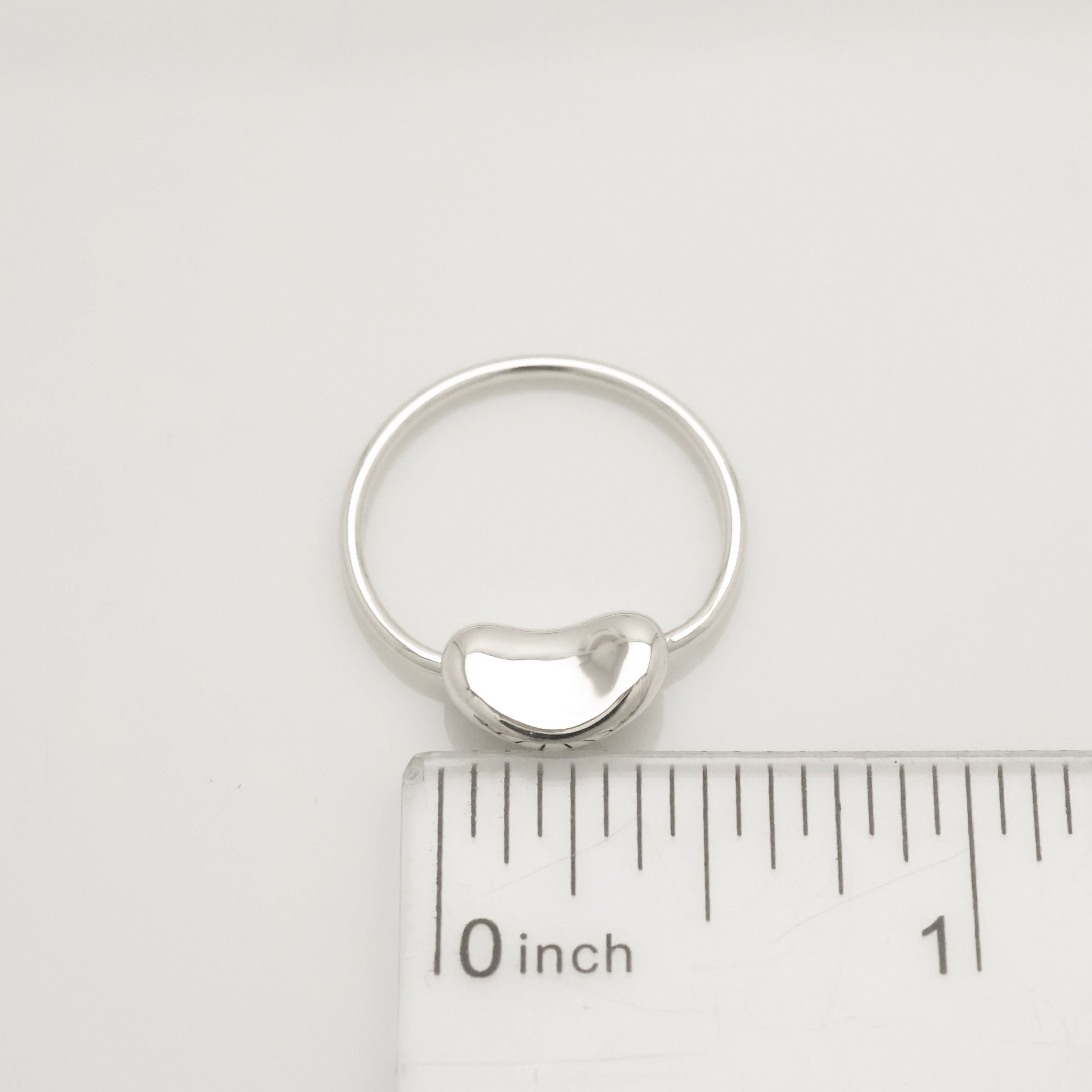 Tiffany & Co. Elsa Peretti Bean Ring Sterling Silver 925