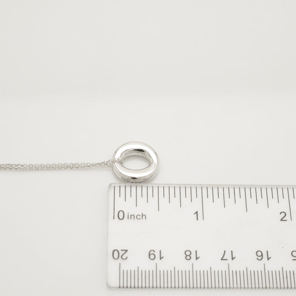 Tiffany & Co. Peretti Small Sevillana Necklace Sterling Silver 925