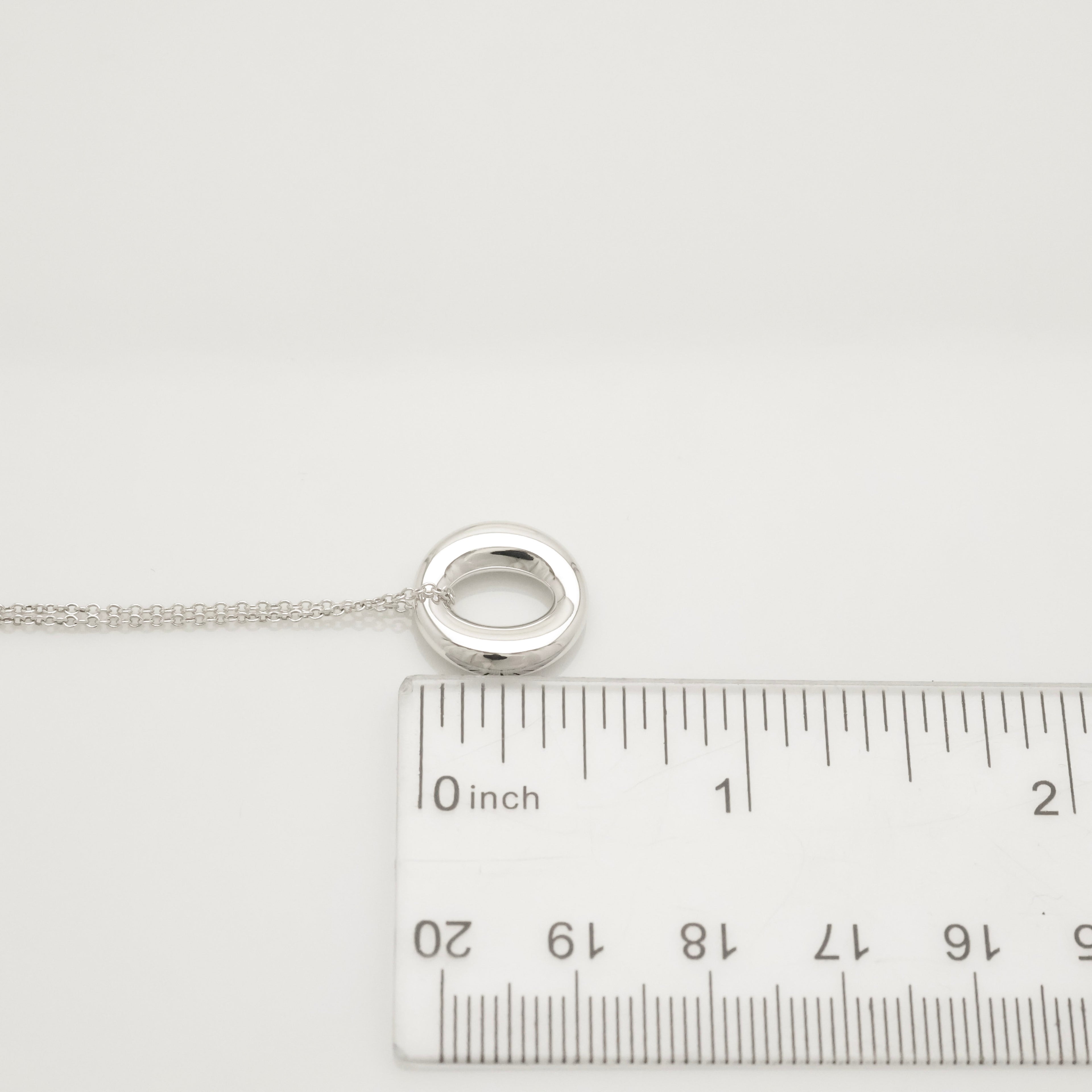 Tiffany & Co. Peretti Small Sevillana Necklace Sterling Silver 925