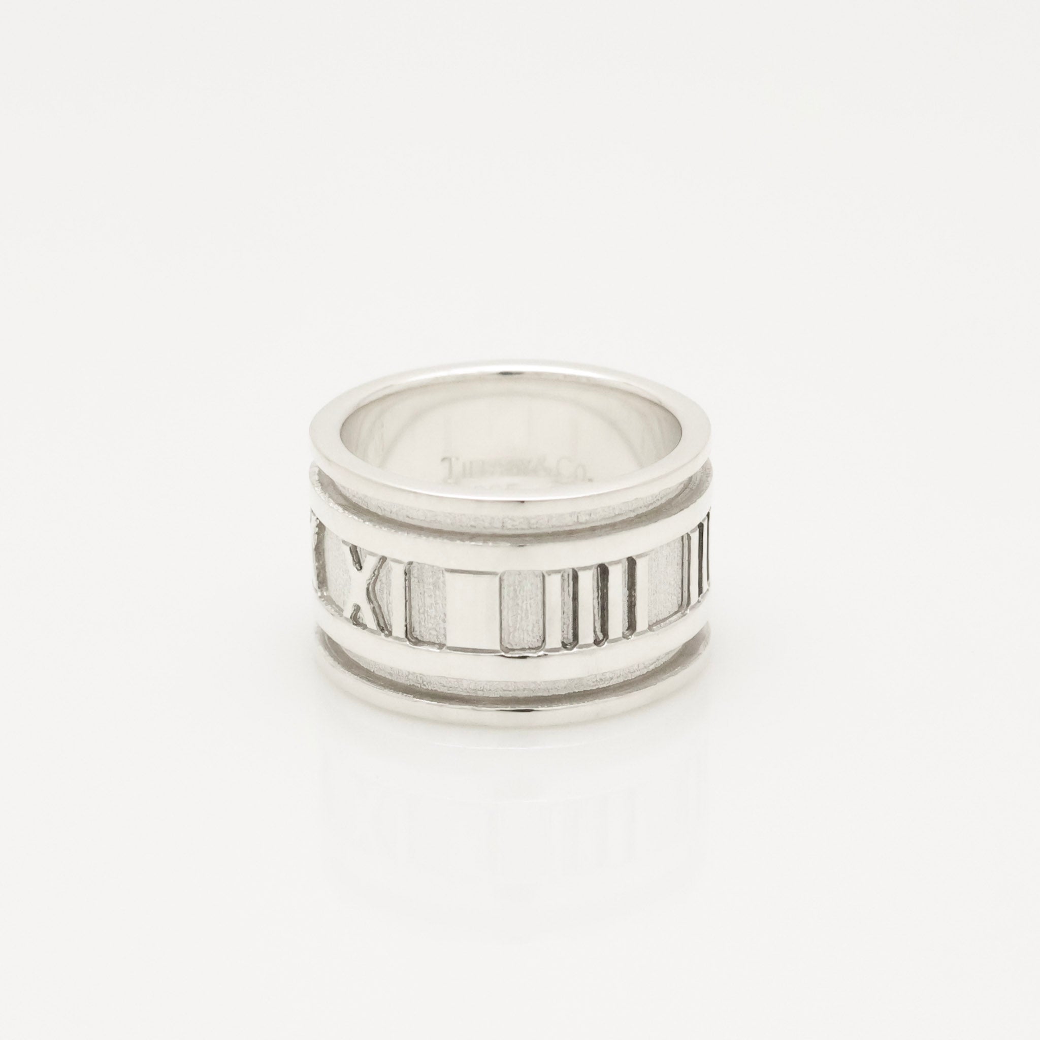 Tiffany & Co. Atlas Wide Ring Size 4.5- 5 Sterling Silver 925