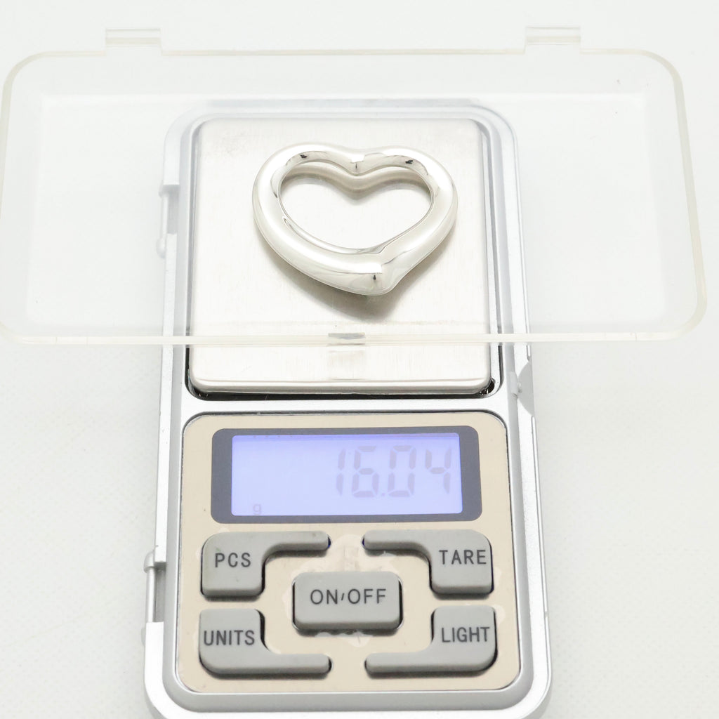 TIFFANY&Co. オープンハート 36mm エルサペレッティ チャーム AG925