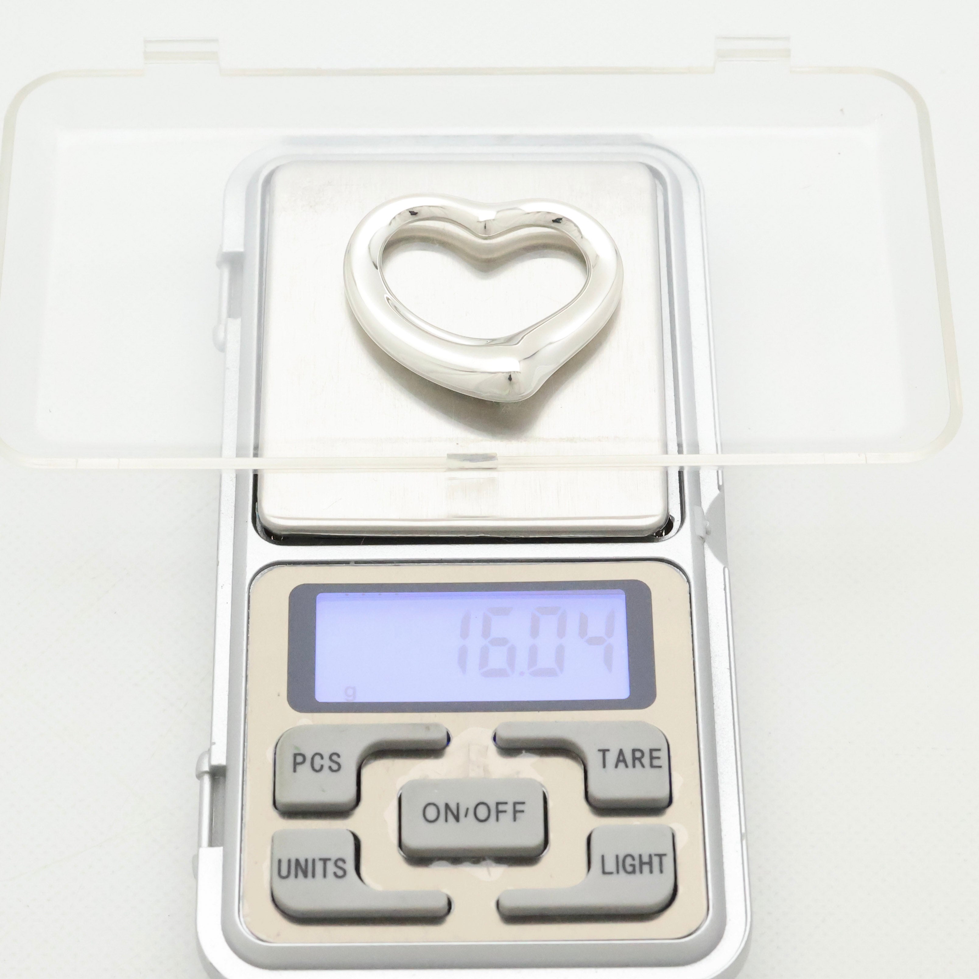 TIFFANY&Co. オープンハート 36mm エルサペレッティ チャーム AG925