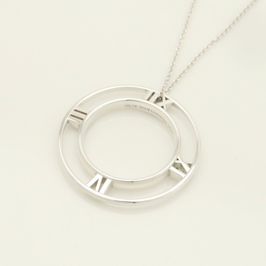 TIFFANY&Co. オープン アトラス メダリオン サークル ネックレス AG925