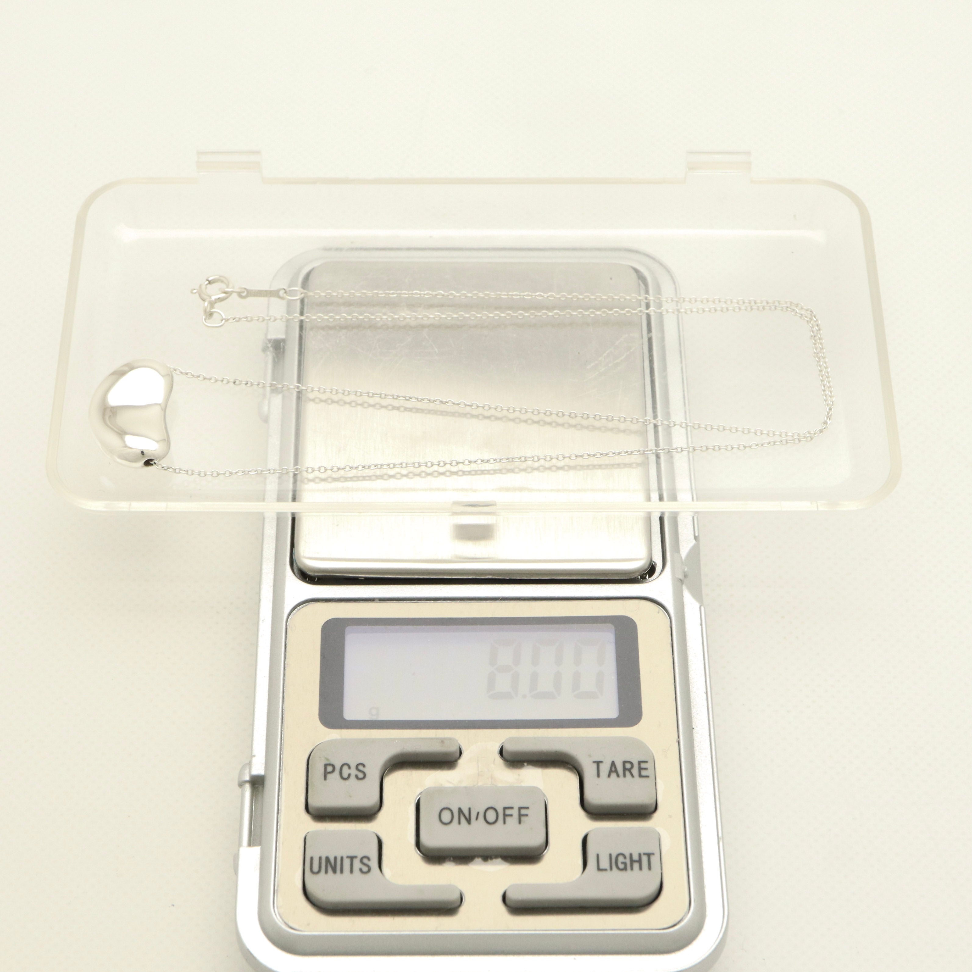 TIFFANY&Co.ラージ ビーン エルサペレッティ ネックレス AG925