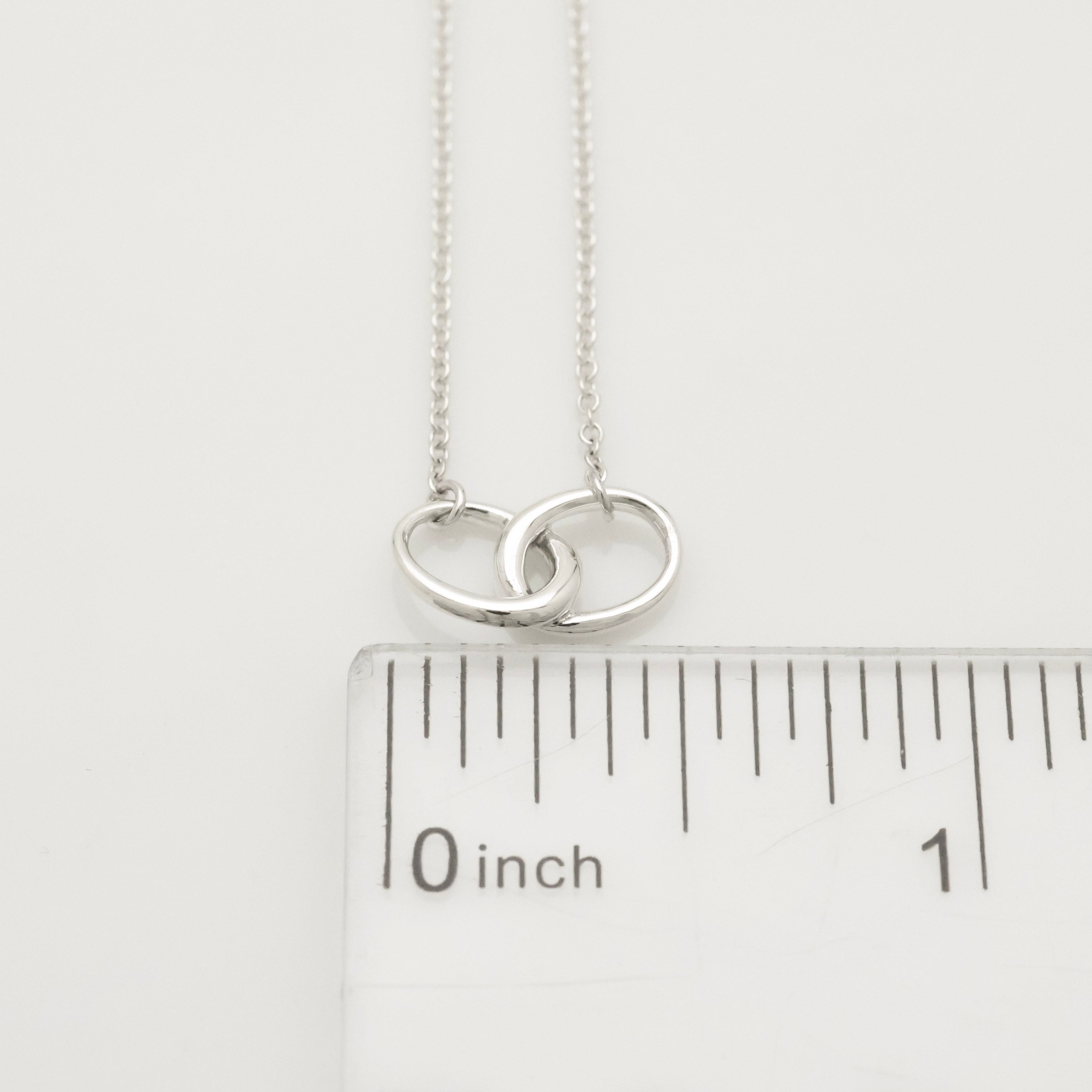 TIFFANY&Co. ダブル ループ エルサペレッティ ネックレス AG925