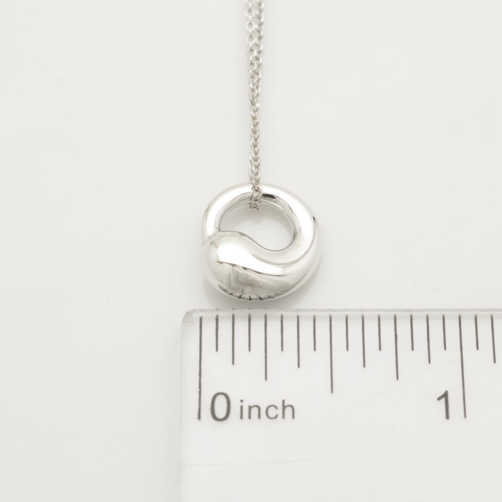  Tiffany & Co. Eternal Circle Necklace Pendant  Sterling Silver 925