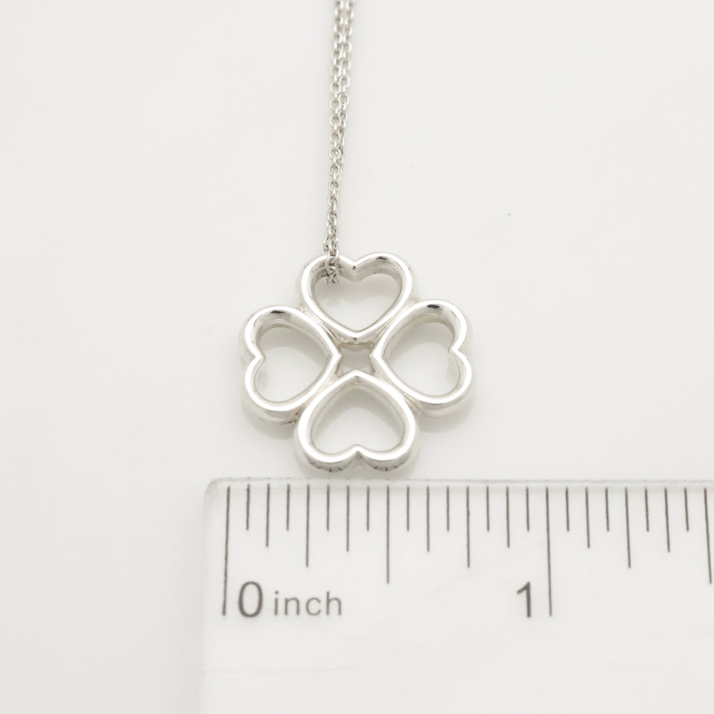 TIFFANY&Co. クローバー ハート ネックレス AG925