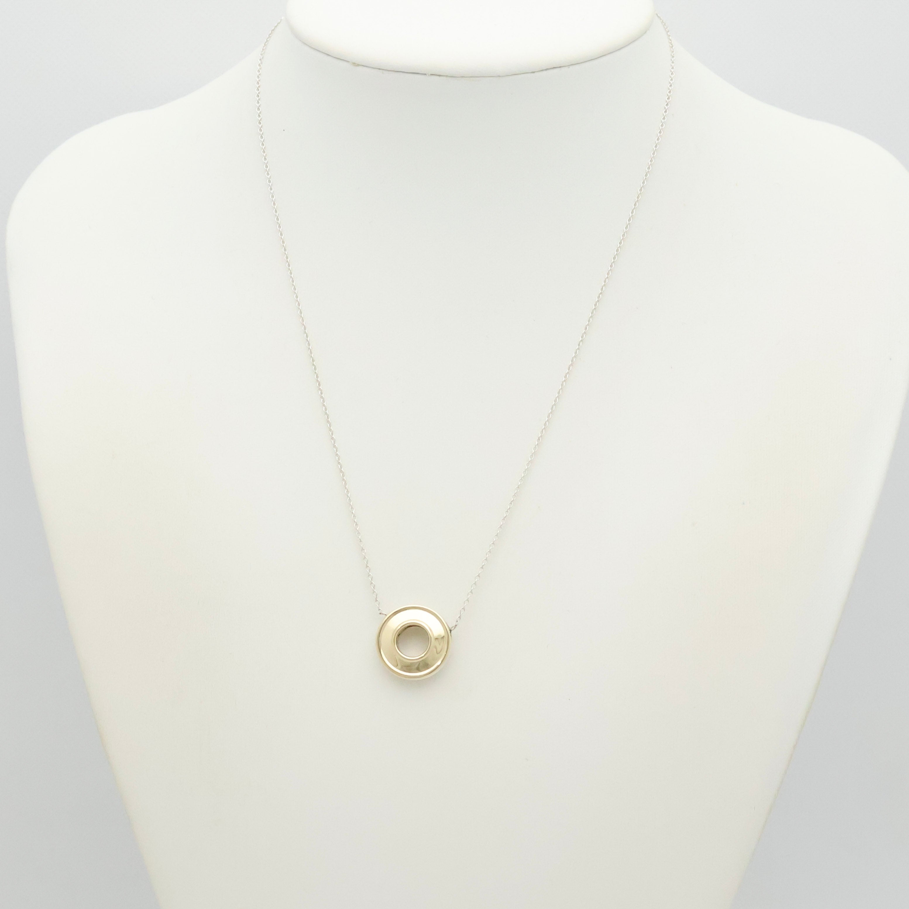 TIFFANY&Co. マジック サークル パロマピカソ ネックレス AG925 AU750