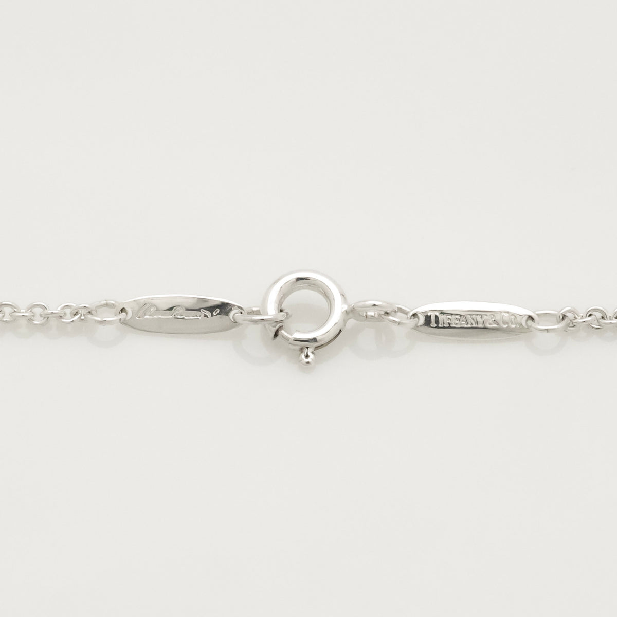 TIFFANY & Co. Open Cross Infinity Elsa Peretti Necklace  Sterling Silver 925