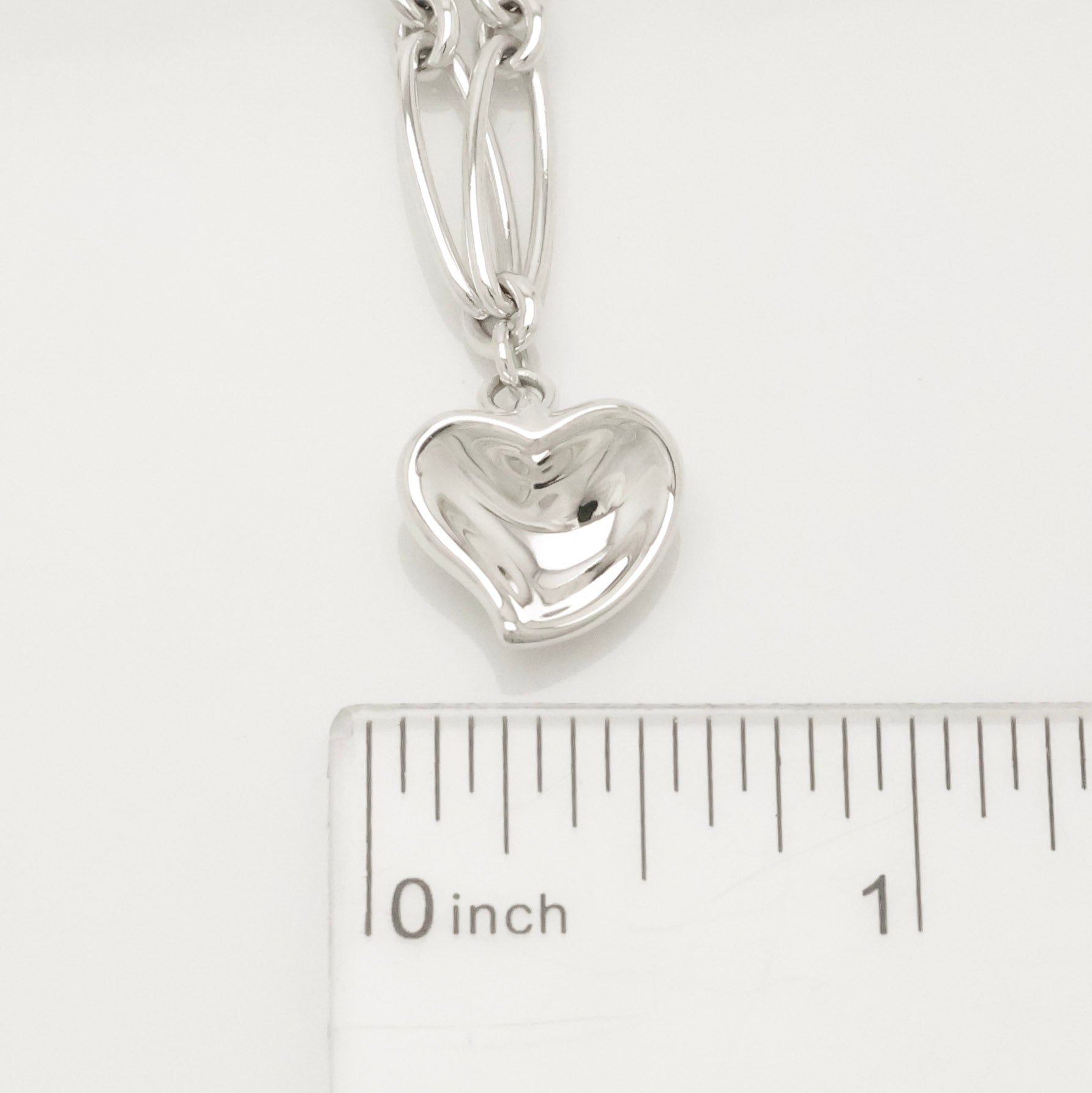 Tiffany & Co. Peretti Curved Full Heart Bracelet Sterling Silver 925