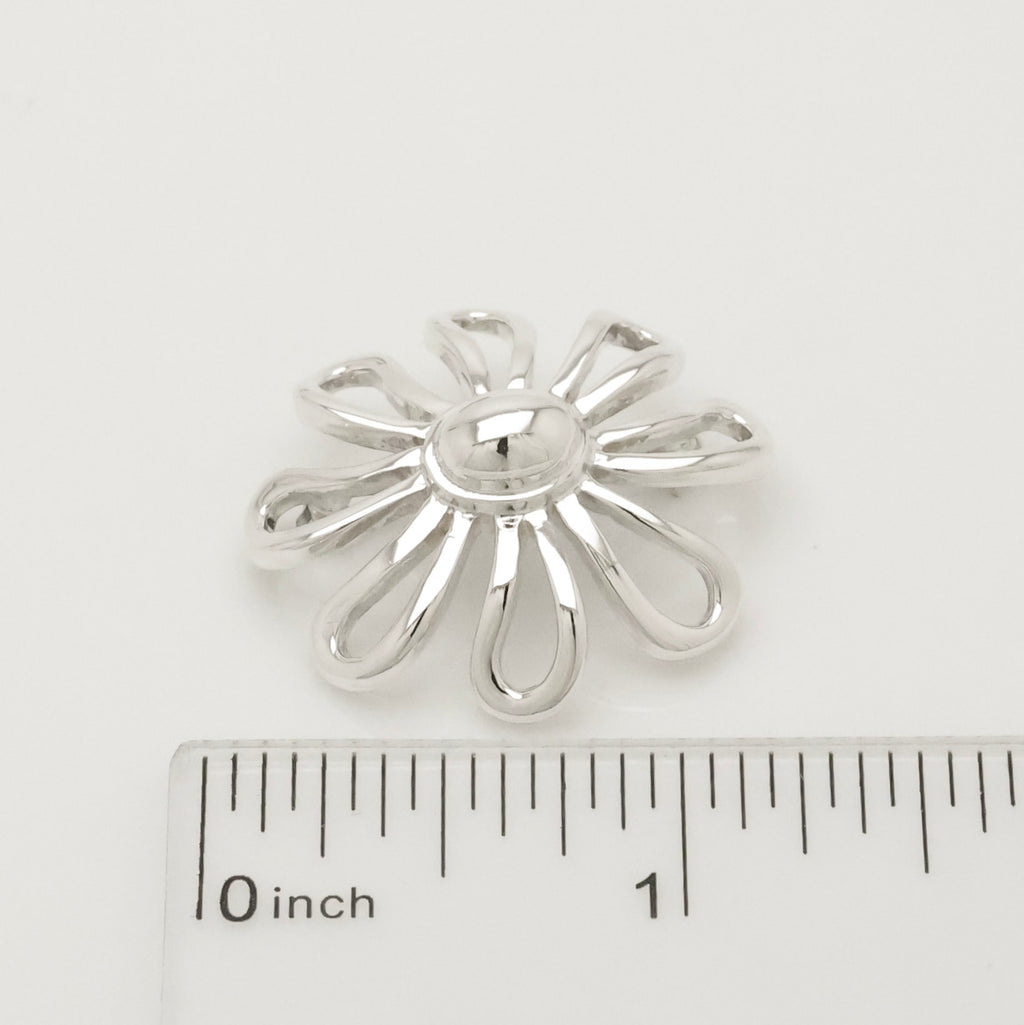 Tiffany & Co. Picasso LARGE Daisy Flower Pin Brooch Sterling Silver 925