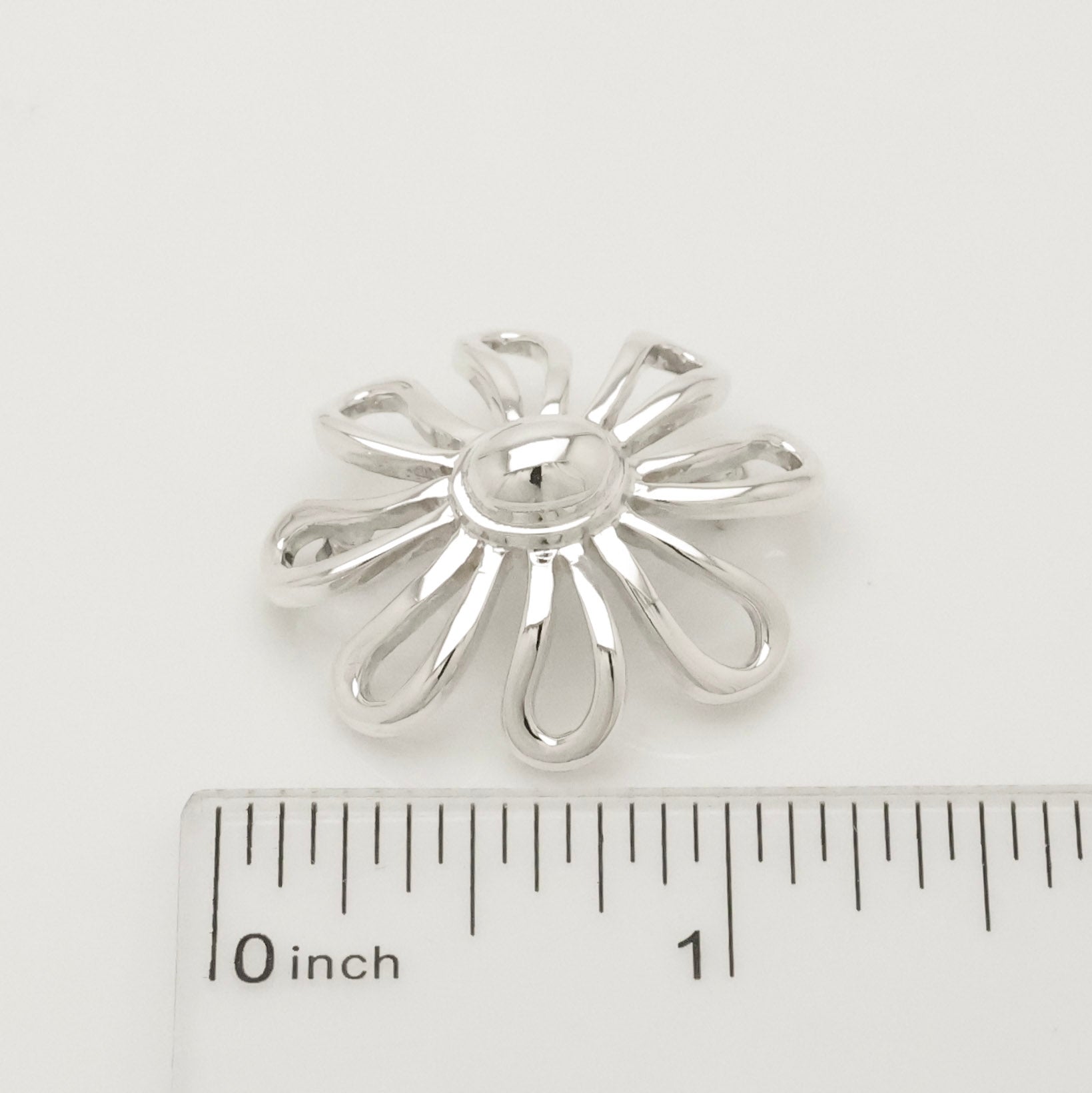Tiffany & Co. Picasso LARGE Daisy Flower Pin Brooch Sterling Silver 925