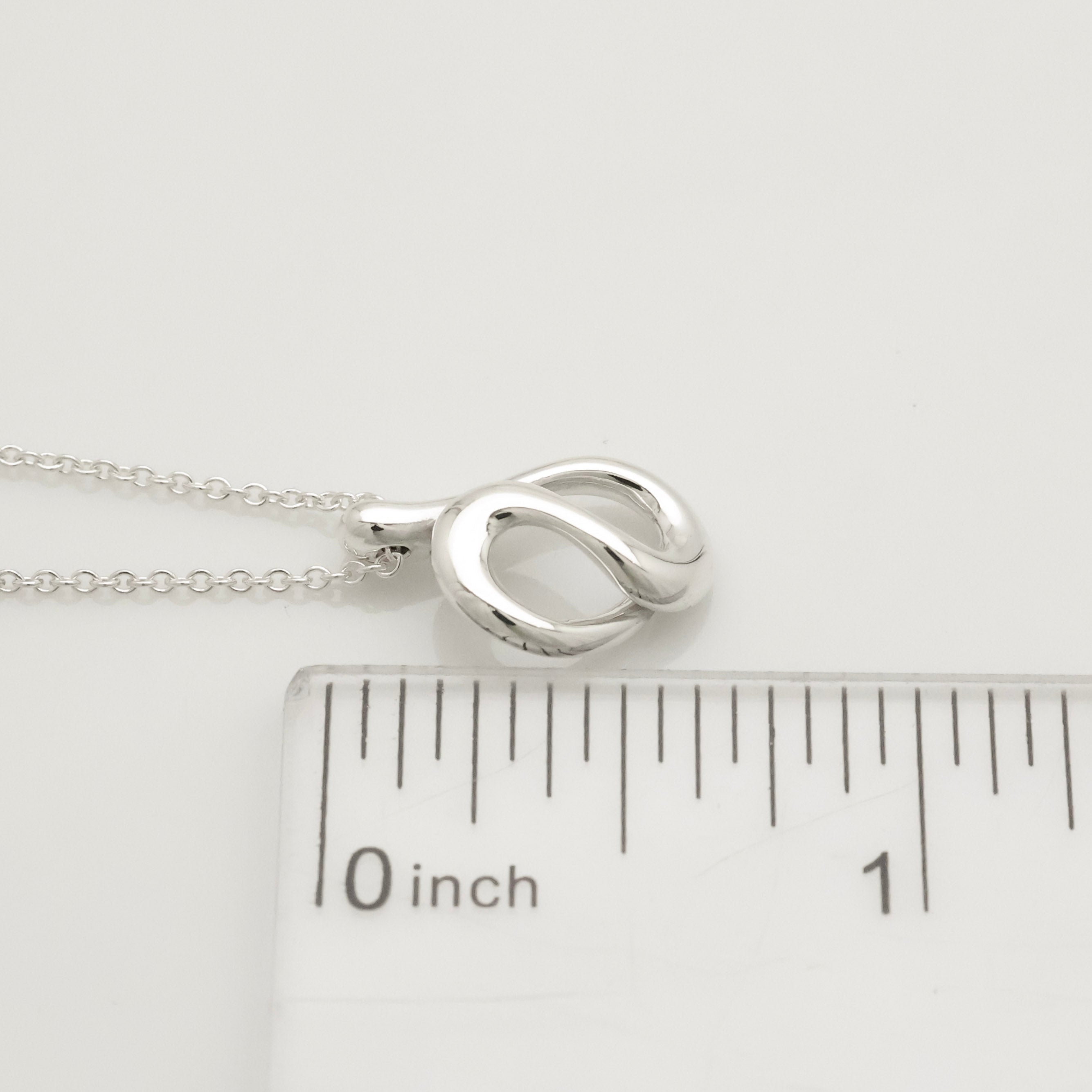 TIFFANY&Co. オープン ウェーブ エルサペレッティ ネックレス AG925