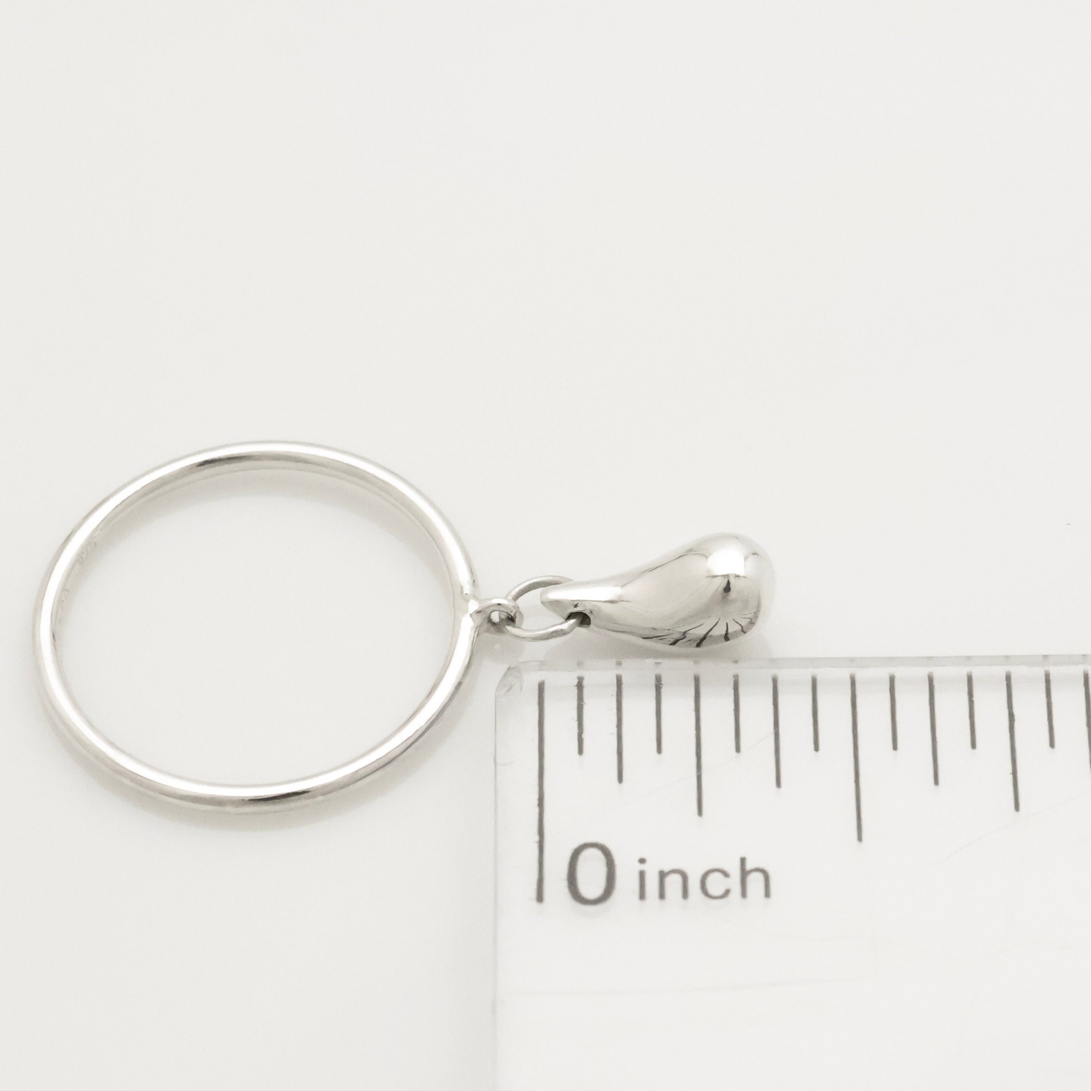 TIFFANY&Co. ティアドロップ エルサペレッティ ドロップ リング 10 号 AG925