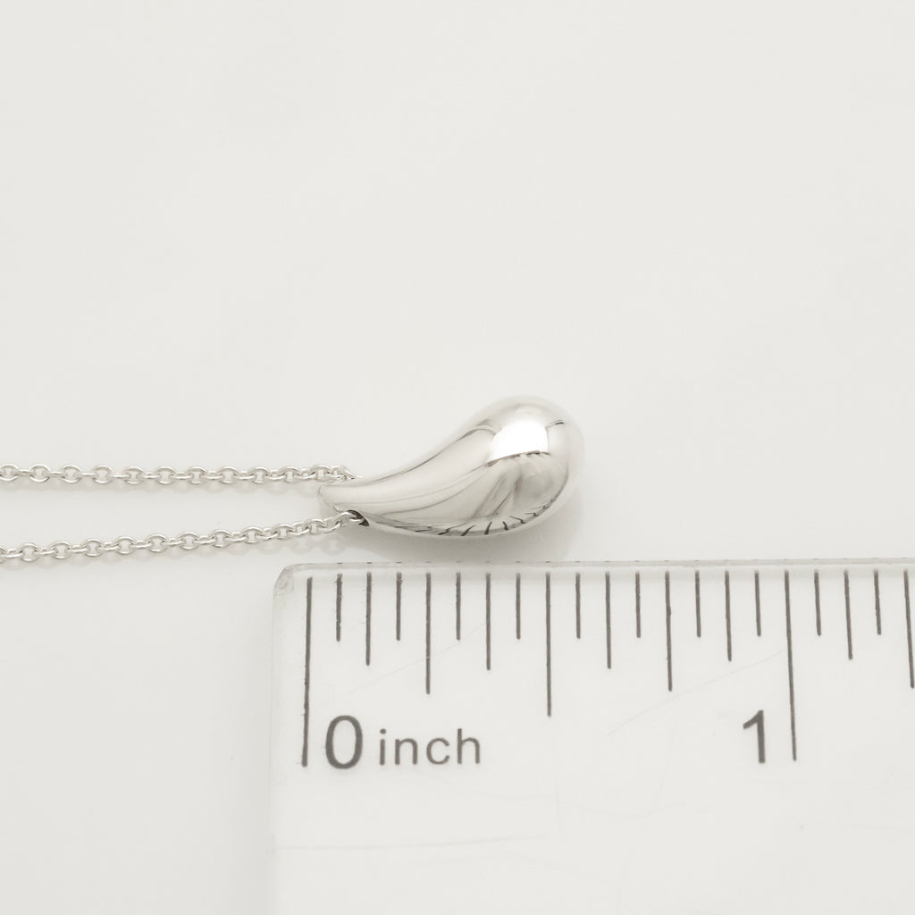 Tiffany & Co. Peretti Teardrop Necklace Pendant  Sterling Silver 925