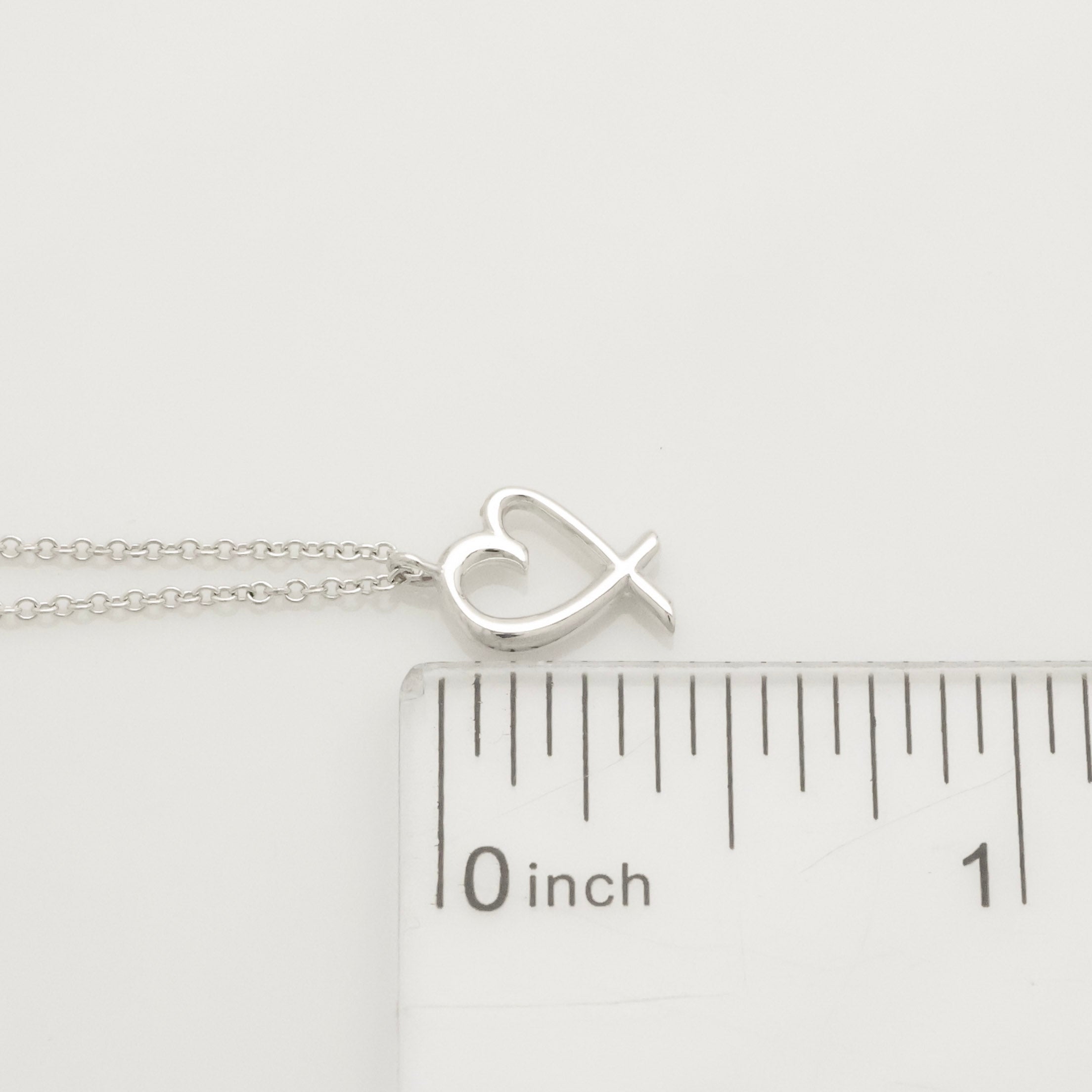 TIFFANY&Co. ミニ ラビングハート パロマピカソ ネックレス AG925